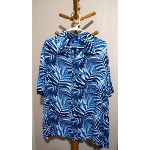 TropiCool Hawaiian Button Down Shirt Size 2XL